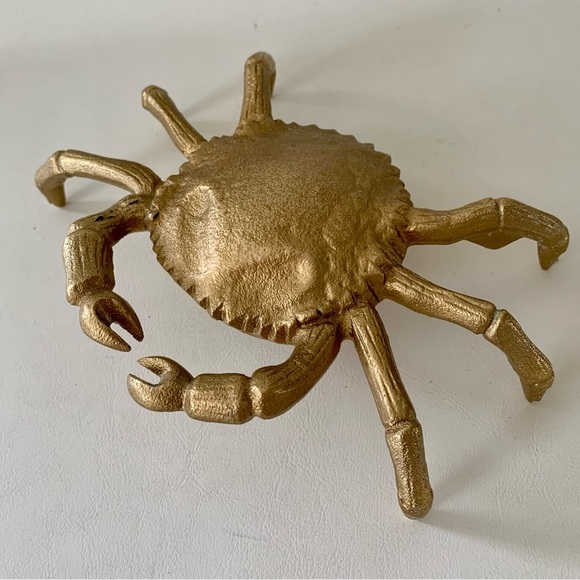 Other - vintage metal crab decor